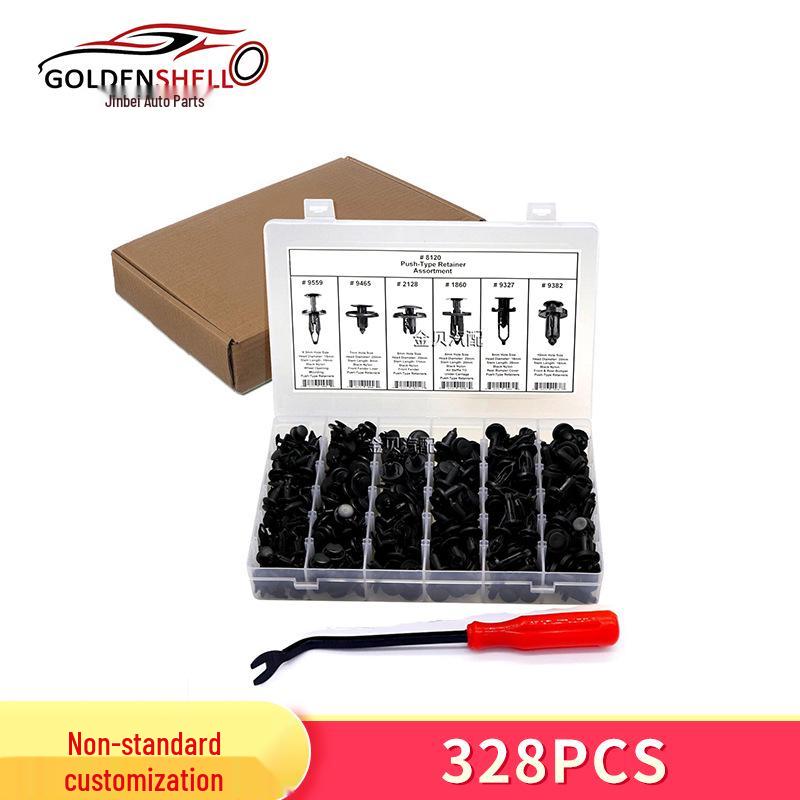 

328-Piece Retainer Set for Honda, Ford, Chrysler, Mazda, Volkswagen, Mitsubishi Jinbei