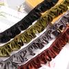 30meter Double Satin Wavy Ribbon leaf 55MM Chroma Colorful Skirt Lace Bows DIY Handmade Hair Accessories Gown Material