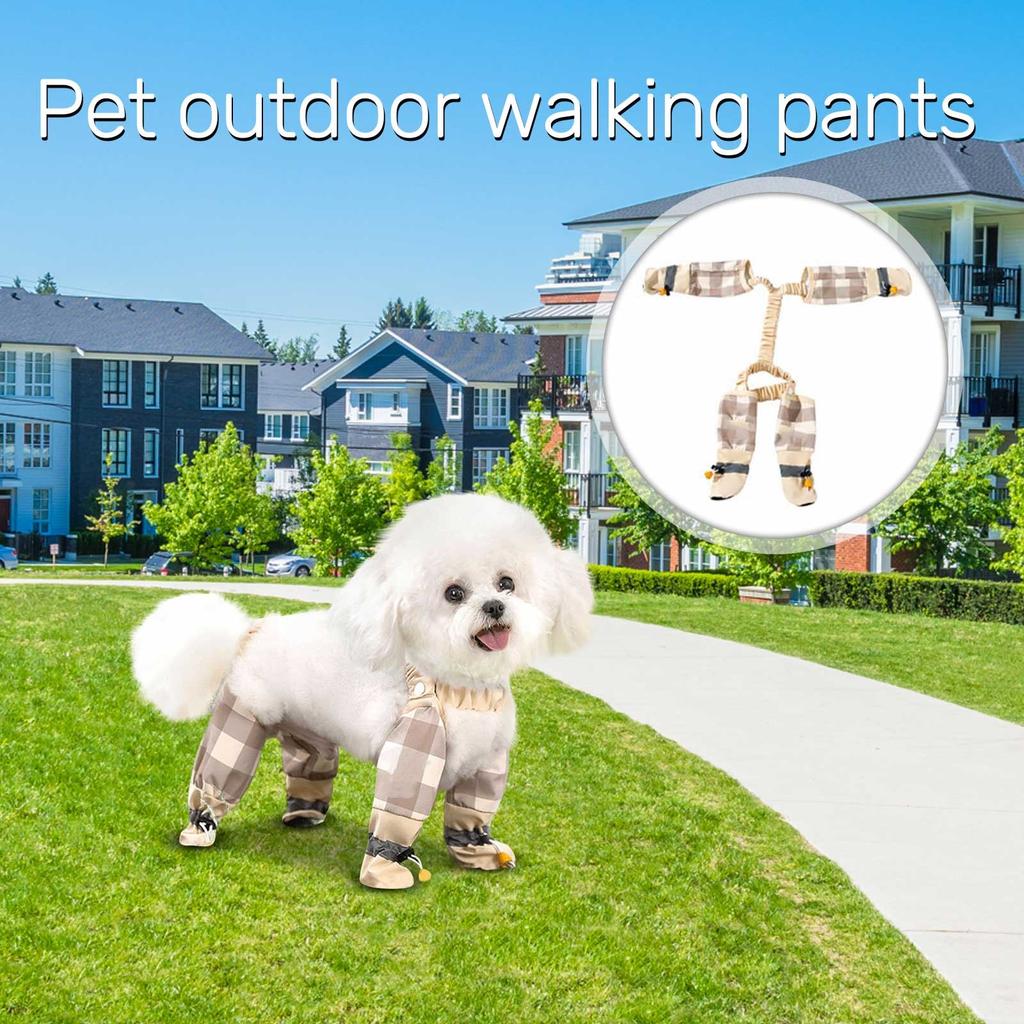 Spring And Summer Dog Outings With Proof Pants, Feet Wrapped, Small Bear Waterproof And Dirt Proof, Small Dog Walking, Pet Dog Clothes