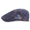 Denim Beret Men's Forward Cap Outdoor Travel Sun Hat
