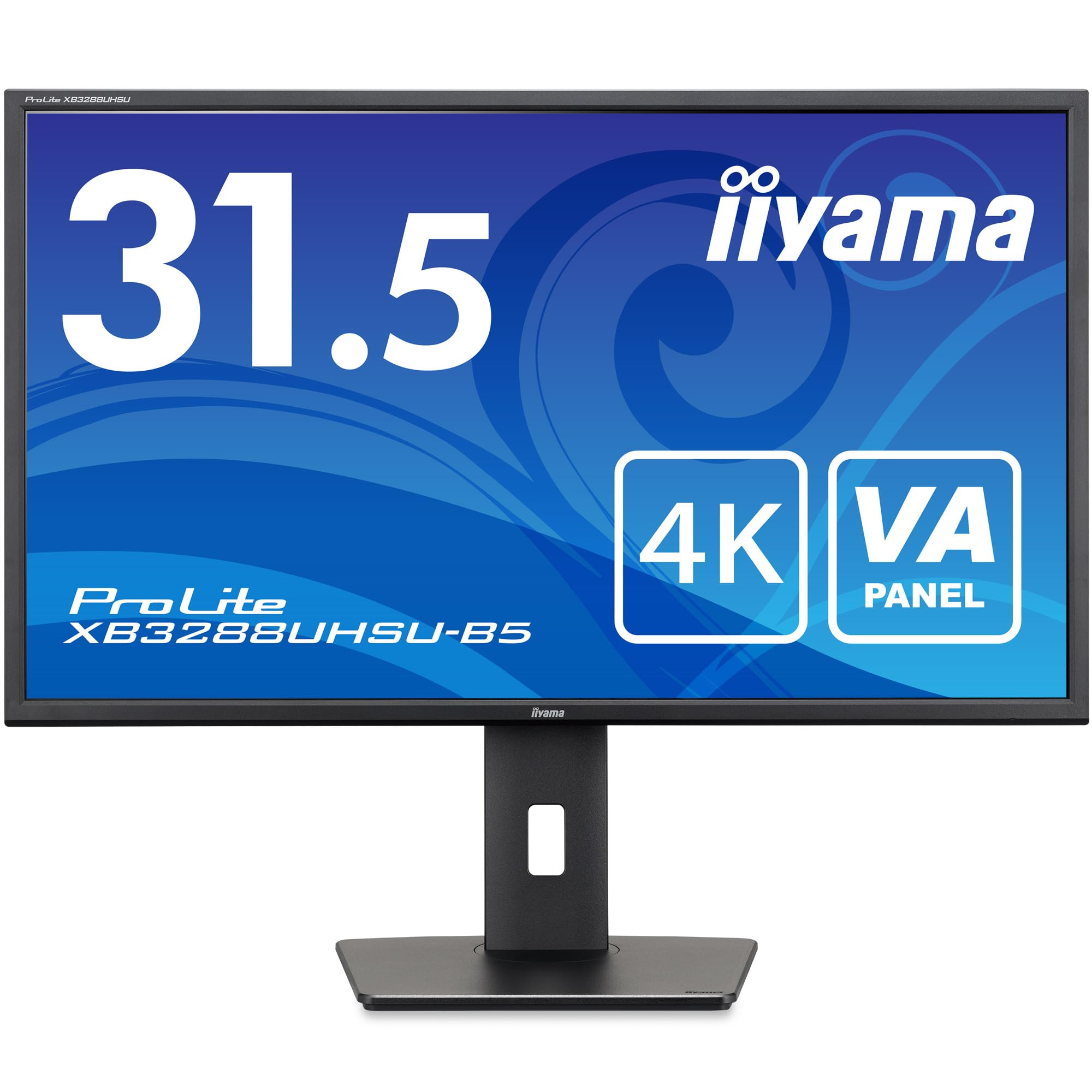 

iiyama Monitor Display XB3288UHSU-B5 31.5 inch 4K VA system HDMI DisplayPort USB hub Height adjustment Angle adjustment All cables included 3 year