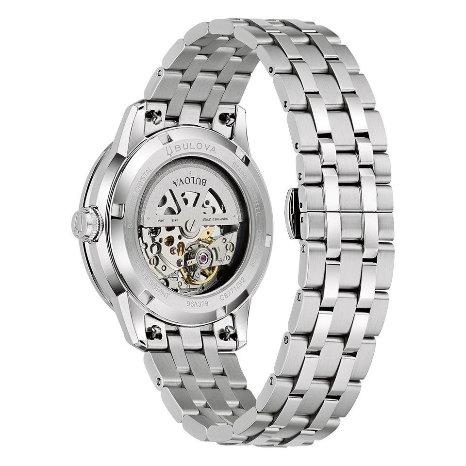 BULOVA Sutton Classic Automatic 40MM Green Dial SS Men’s Watch 96A329