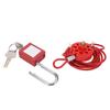 Cable Lock Premium Nylon Stainless Steel Sturdy Durable Adjustable Wide Application Steel Cable Lock