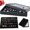 100 Slots Ring Jewelry Display Tray Show Case Organizer Box Storage Holder