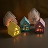 DIY Glue Drop Mold Love House Candlestick Silicone Mold Gypsum Candle Decoration Mold
