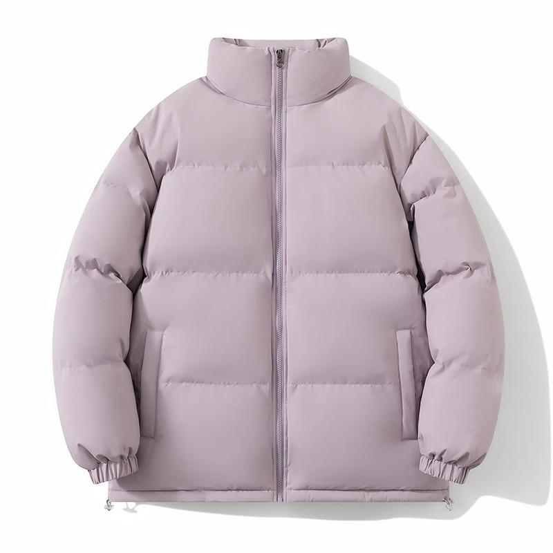 Daunenjacke für Herren Neu Winter Locker Plus Baumwolle Verdickt Warm Stehkragen Kälteabweisende Kleidung Jacke