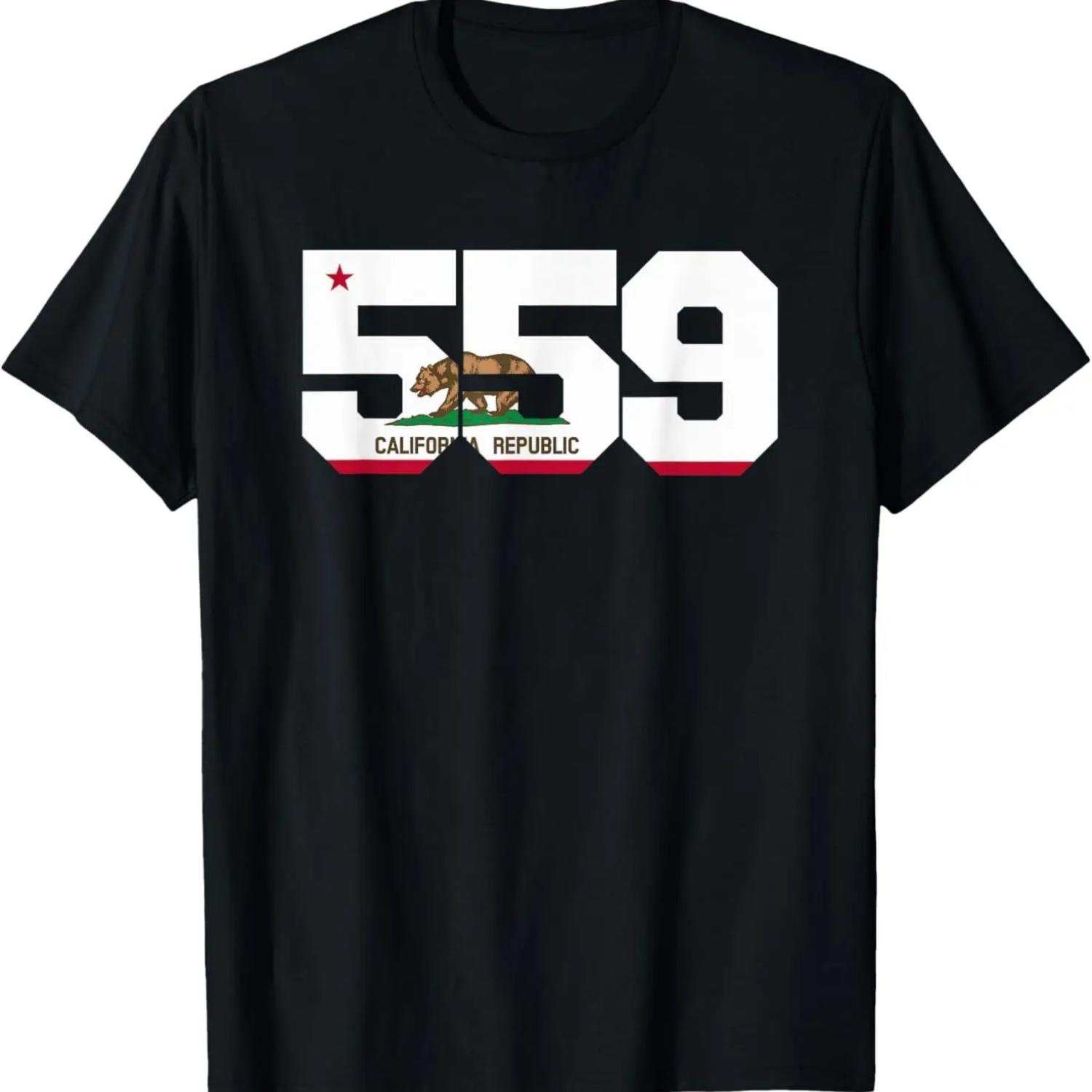 Area Code 559 shirt - Fresno California tshirt T-Shirt S
