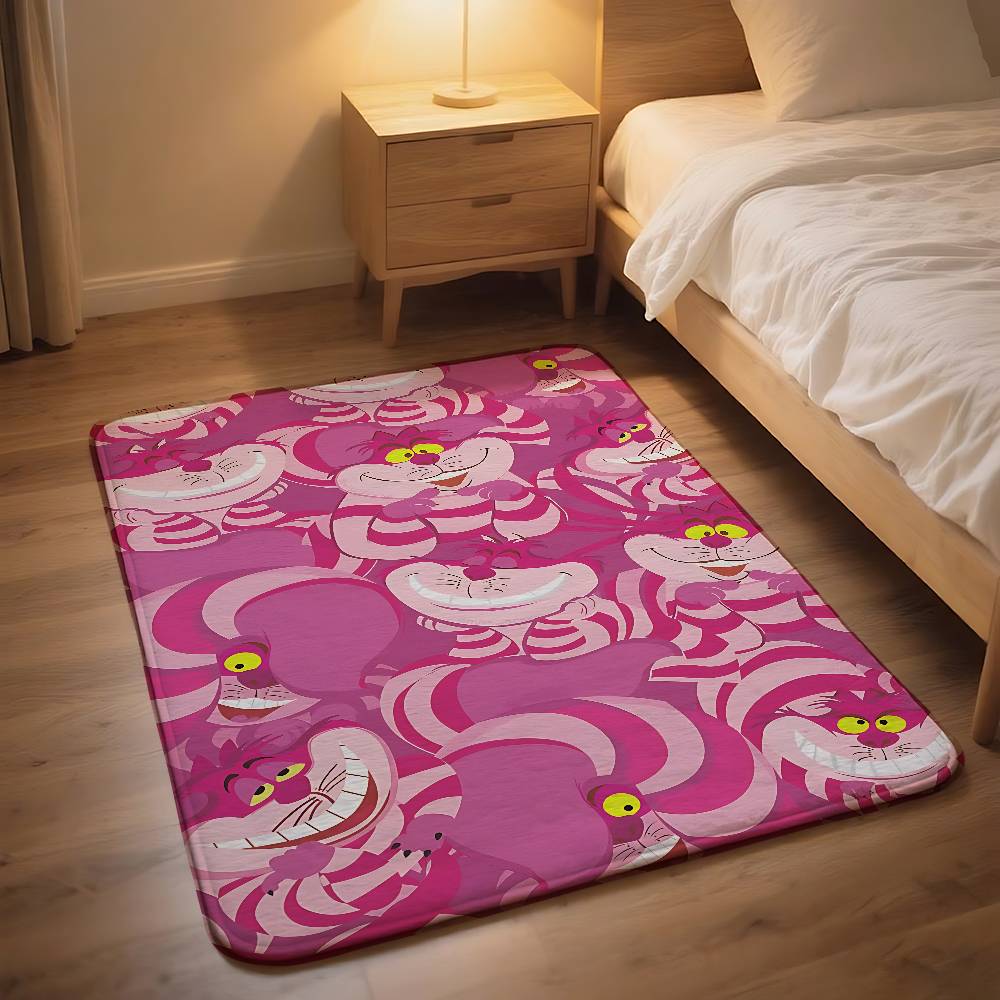 Anime C-cheshire Cat Carpet Bathroom Anti-slip Mat Door Mat Home Decoration Mat Entrance Door Mat Scratch-resistant Door Mat