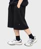 RESPECT Side Panel Bermuda Sweat Shorts (Black)