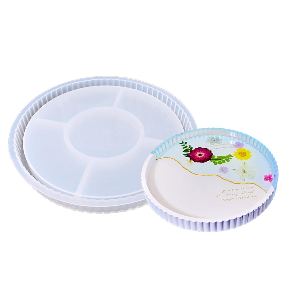 Large Flower Sturdy Silicone Resin Mould for Epoxy Castes Jewelry Dishes Tray Making Creative Craft Supplies Projects