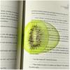 Delicate Transparent Acrylic Apple Bookmark Reading Mark Student Gift Premium Feeling Cute Grape Tomato Bookmarks