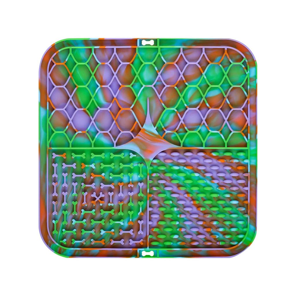 Kaygı Giderici Vantuzlu Köpek Yalama Pedleri, Tereyağlı Köpek Yalama Pedleri, Köpek ve Kedi Bakımı, Banyo ve Eğitim İçin Yavaş Mama Yemi Dağıtıcısı