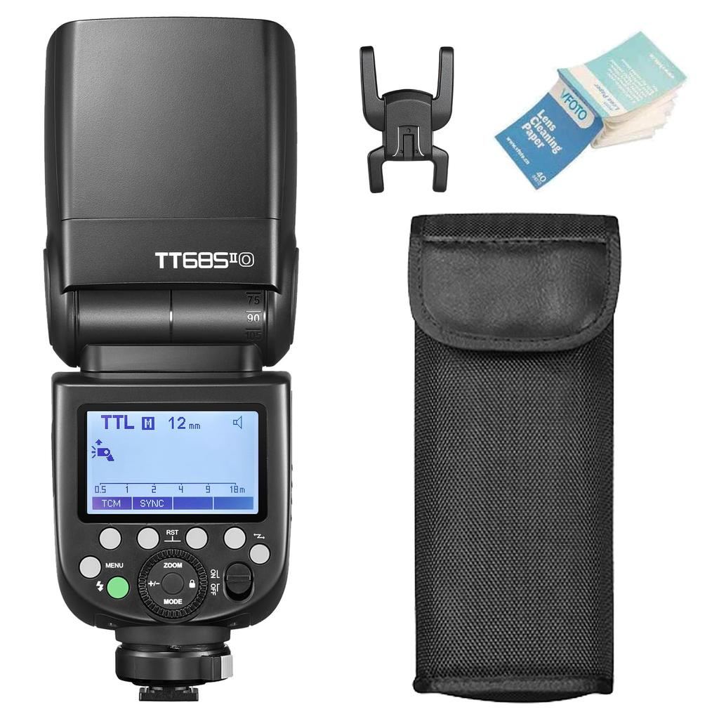 Godox GODOX Flash TTL GN60 HSS Sync Speedlite Strobe with Second Recycle Compatible with Panasonic and Olympus Cameras [Authorized Dealer] TT685II-O