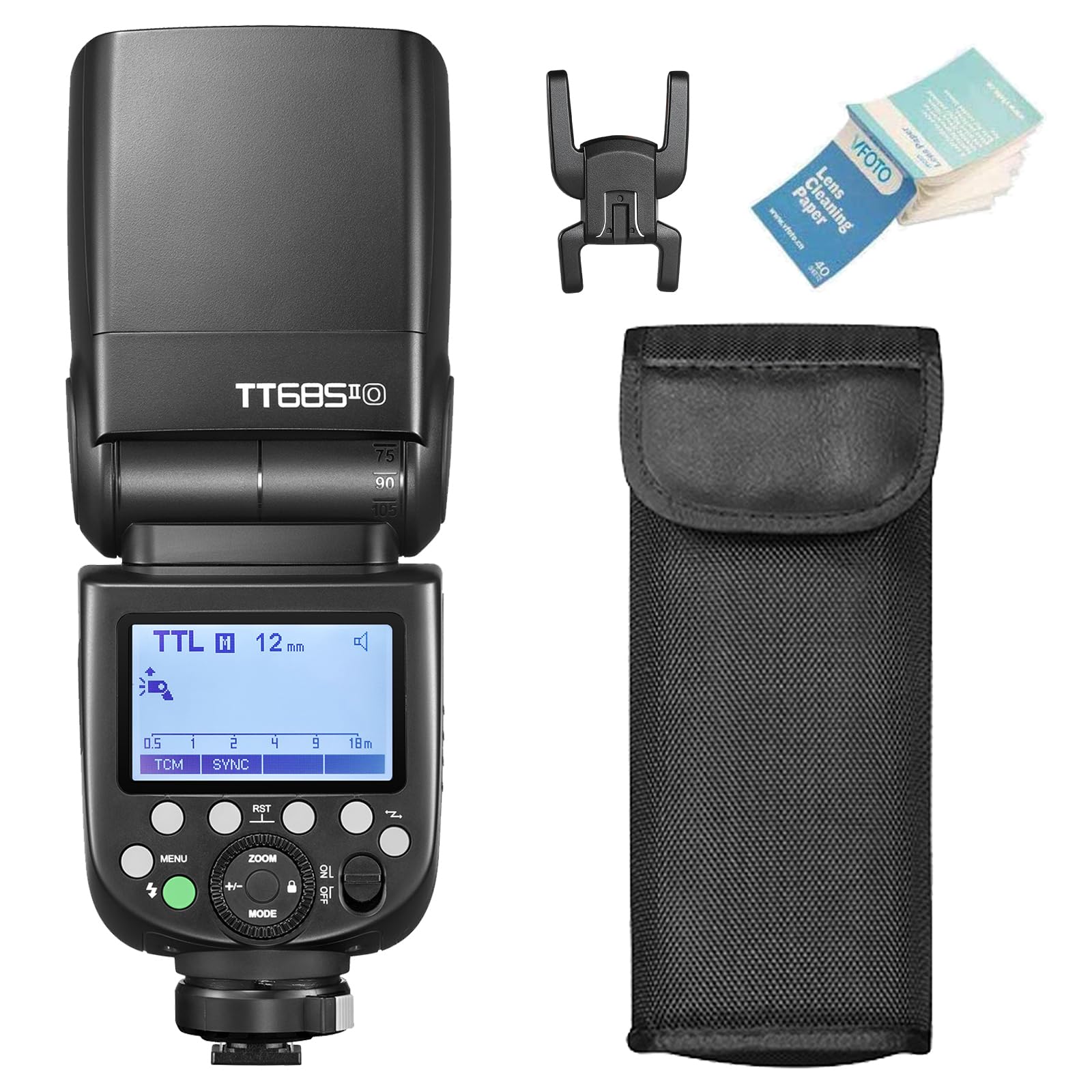 

Godox GODOX Flash TTL GN60 HSS Sync Speedlite Strobe with Second Recycle Compatible with Panasonic and Olympus Cameras [Authorized Dealer] TT685II-O