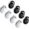 8/10 Pezzi Clip per Pettorale da Corsa Fermacorsie per Maratone per Corridori Portanumero di Gara Fissaggio Pettorale Magneti in Bianco e Nero