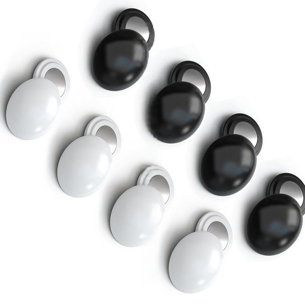 8/10 Pezzi Clip per Pettorale da Corsa Fermacorsie per Maratone per Corridori Portanumero di Gara Fissaggio Pettorale Magneti in Bianco e Nero
