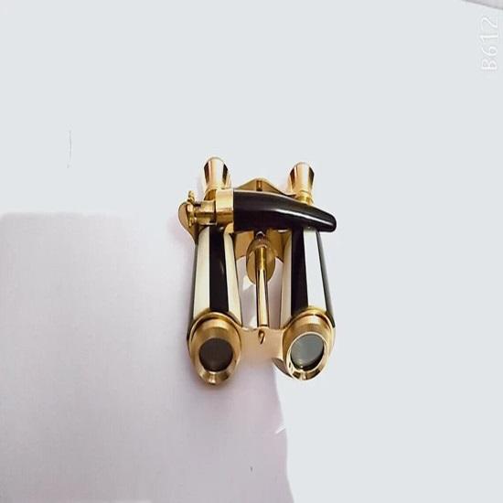 Solid Brass Finish Monocular Nautical Binocular Telescope Mother of Pearl Item Home, Office Decor Gift Item