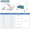 1PC Waterproof Sofa Couch Cover Elastic Seat Cushion Cover L Shaped Combination Chaise Sofa Slipcover For Living Room Home Decor
