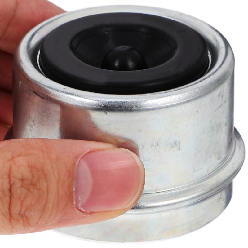 4Pcs Trailer Bearing Dust Cap Wheel Hub Grease Cap Anti- Trailer Axle Cover Trailer dust covers for Rvs TrailerReplacement