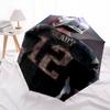 Tom Brady pattern, automatic folding umbrella, portable and foldable design, 8 ribs, a Christmas or birthday gift.