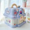 Piggy Bank Portable Cartoon Big House Savings Toys Cartoon Bank Piggy Bank Feel Delicate Save Money And Manage Money Not Bad