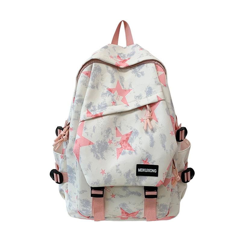 Schoolbag, Japanese-style Instagram backpack, backpack for girls, cute and sweet for middle and high school students, large capacity fresh backpack