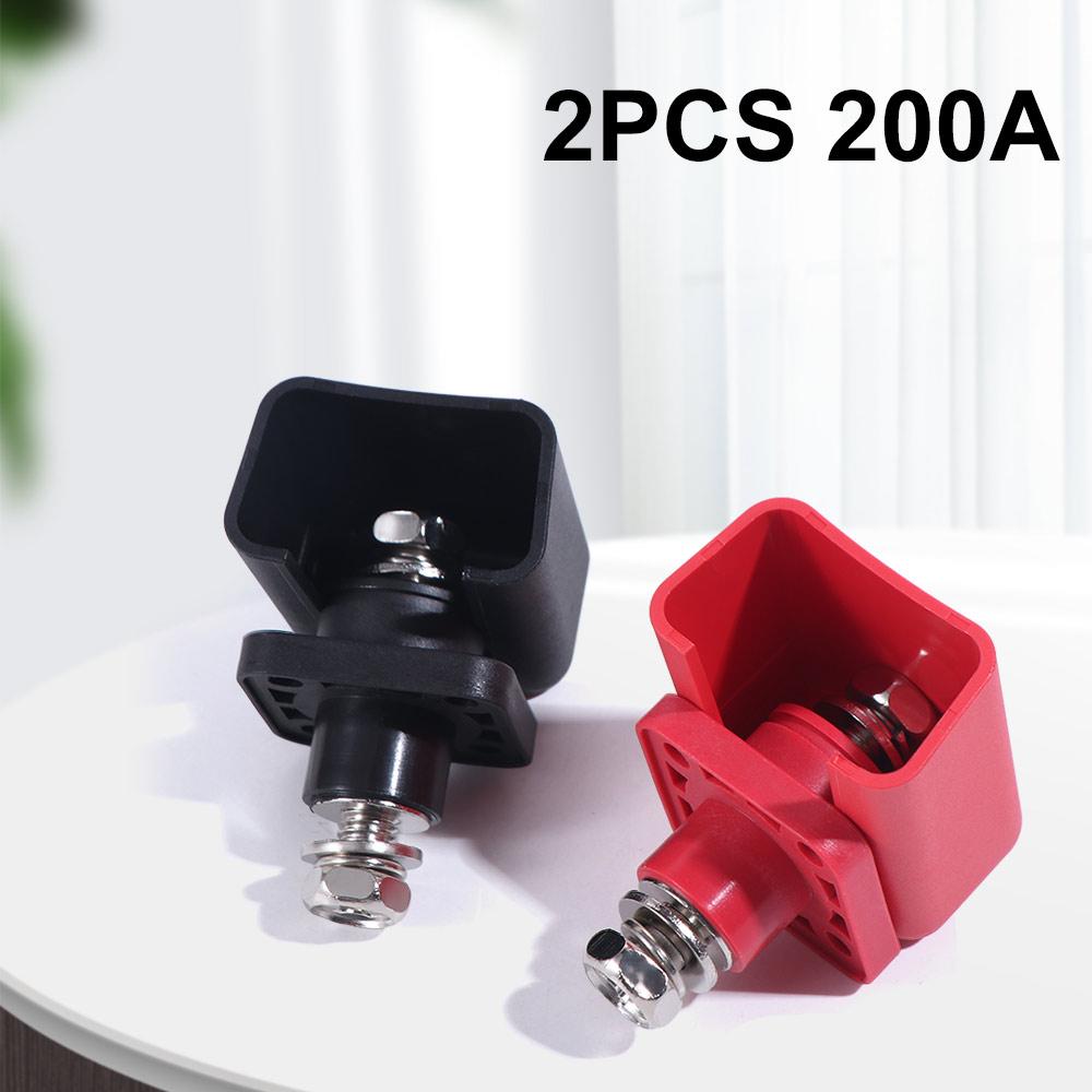2Pcs All-Copper Lithium Battery Terminal Block Battery Power Terminal Protector Terminal Post