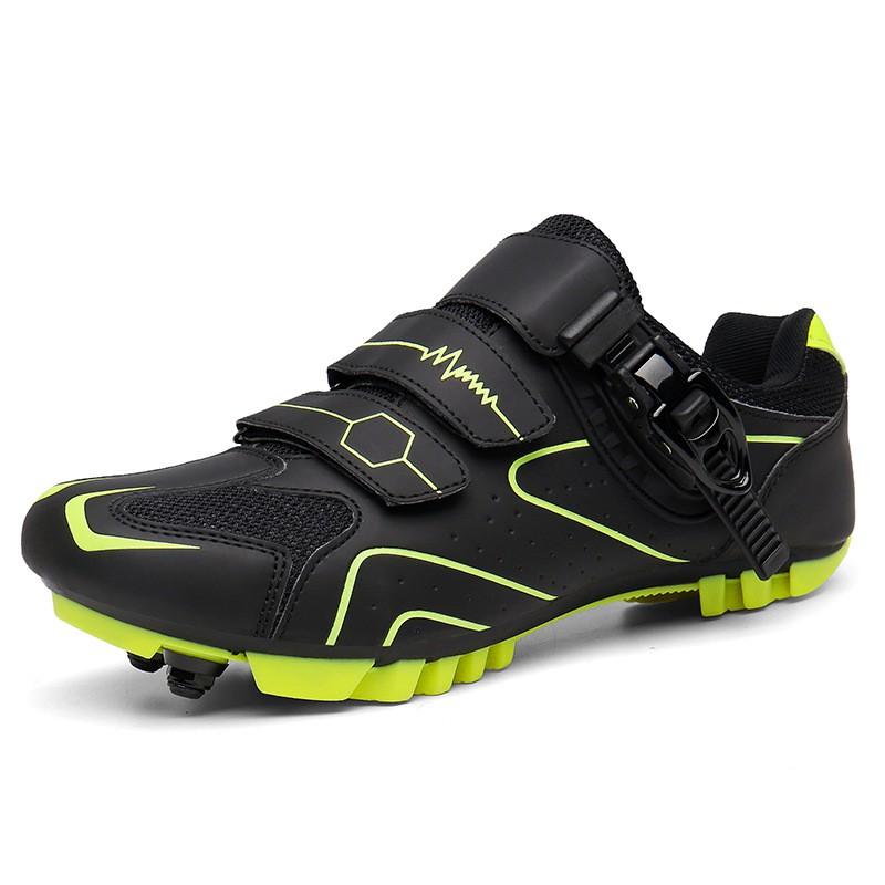 Men Women Cycling Shoes Breathable Hard Sole Road Mountain Bike Clipless Flat Pedal Compatible