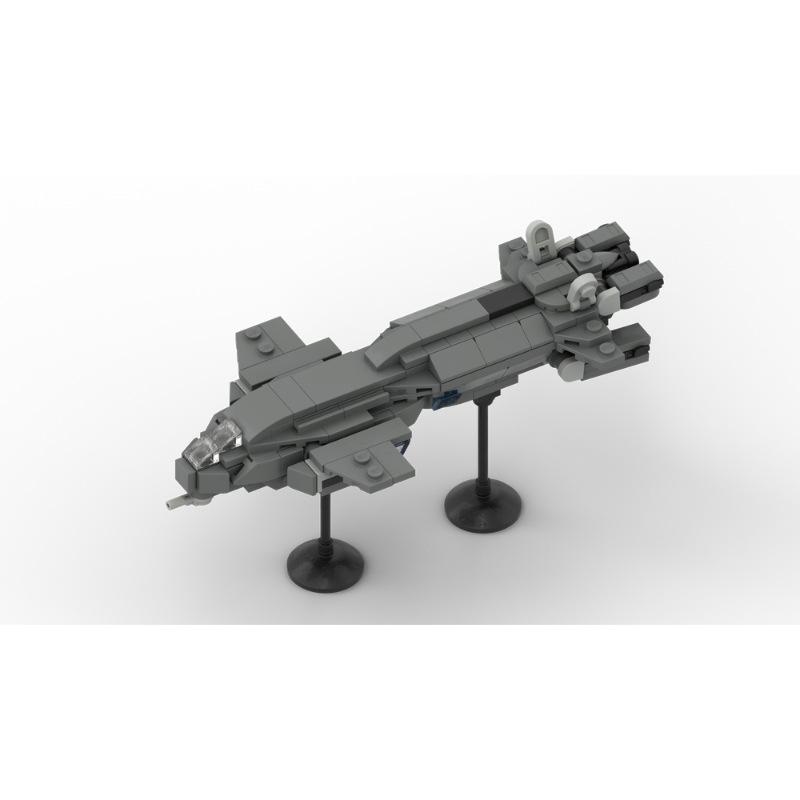 Platinum Brick MOC-113691-1 Halo D81-LRT Eagle Transport Building Block Set