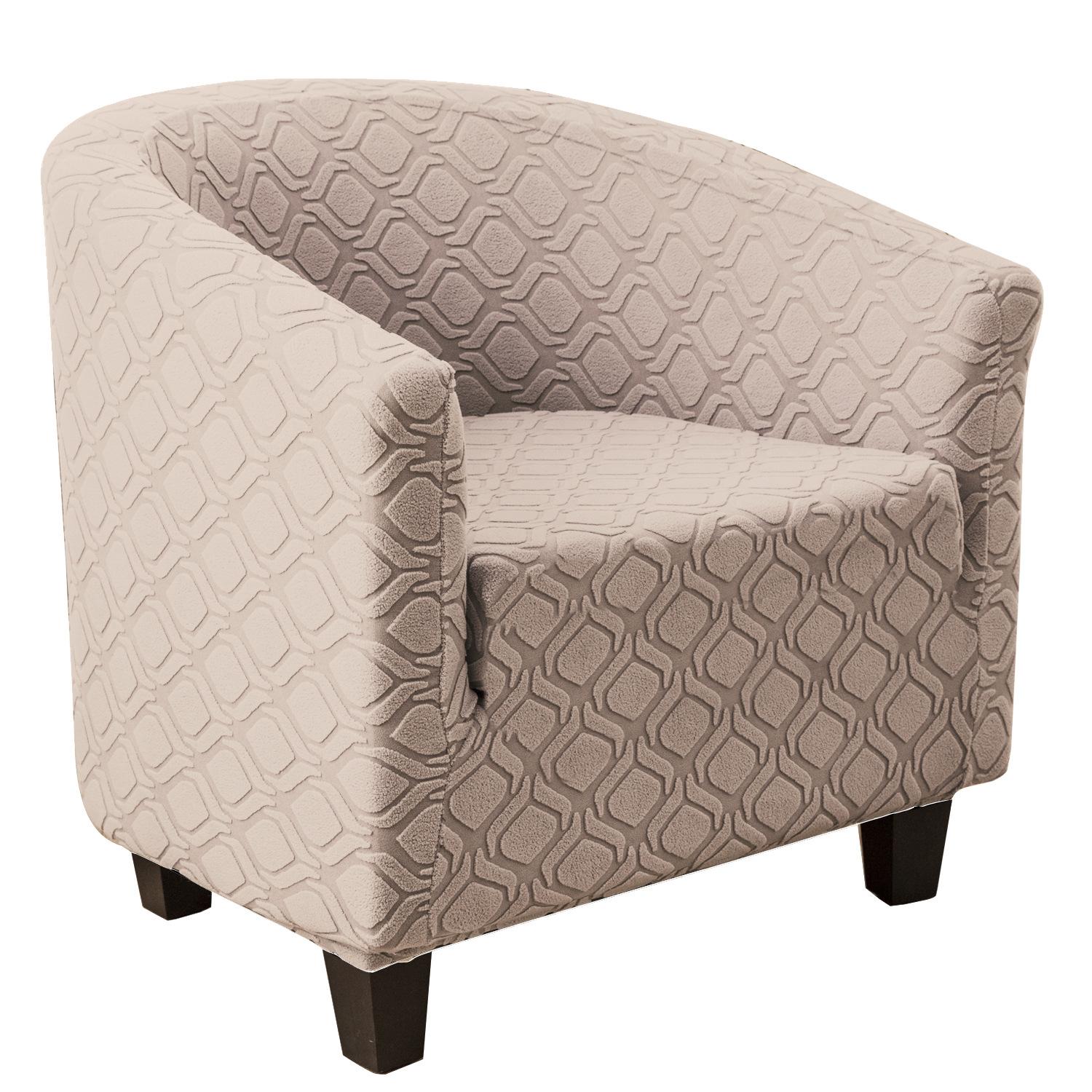 

Space-saving Round Jacquard Full-inclusive Sofa Cover Club Casual One-piece Elastic Sofa Cover Durable Durable 43.5*41 cm