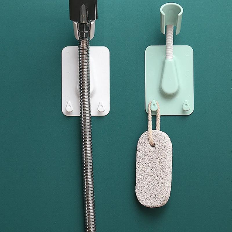 Duschkopfhalterung ohne Bohren Kreative Raupe Silikon-Saugnapf Hängende Düse Abnehmbarer Festsitz Duschzubehör