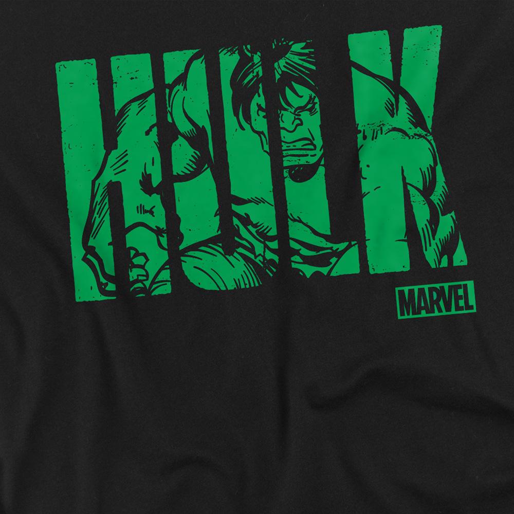 Hulk Unisex Adult Text Long-Sleeved T-Shirt