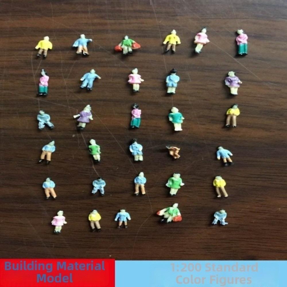 100PCS 1:75 1:87 1:100 1:150 1:200 1:300 Scale Figures Assorted Poses Action Figures Fairy Garden