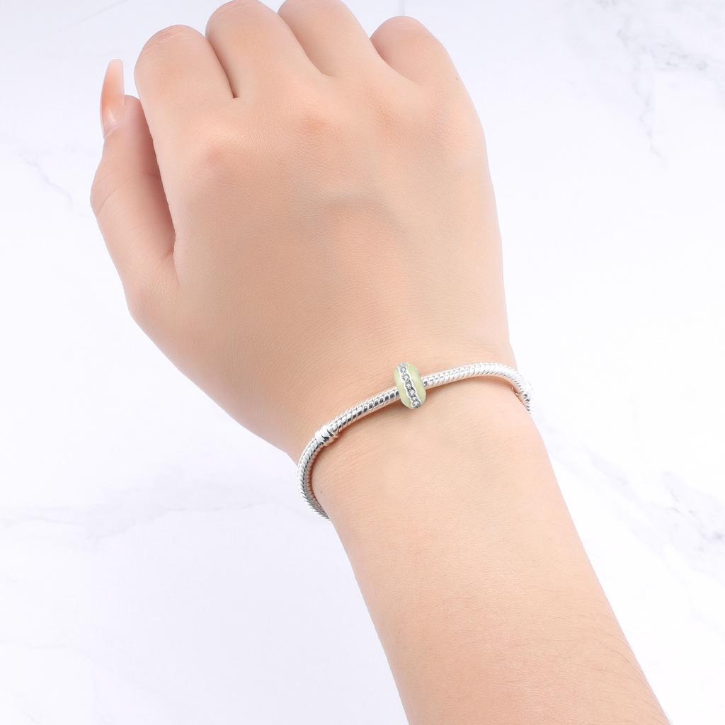 Copper Colorful Colors Charms Beads Pendant Star Moon Isolation Charm For Original Bracelet Woman Girl Jewelry