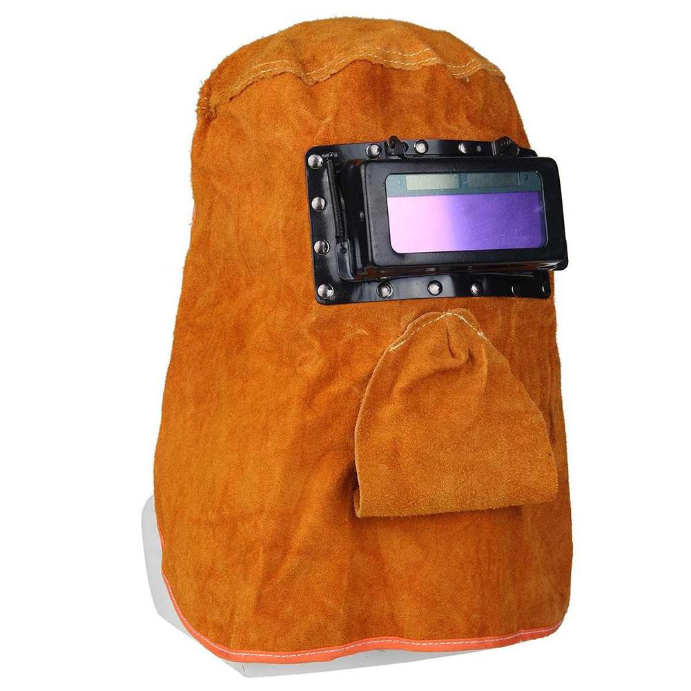Solar Auto Dimming Filter Lens Welder Leather Cover Welding Helmet Hood Solar Auto Dimming Filter Lens Welder Leather Cover