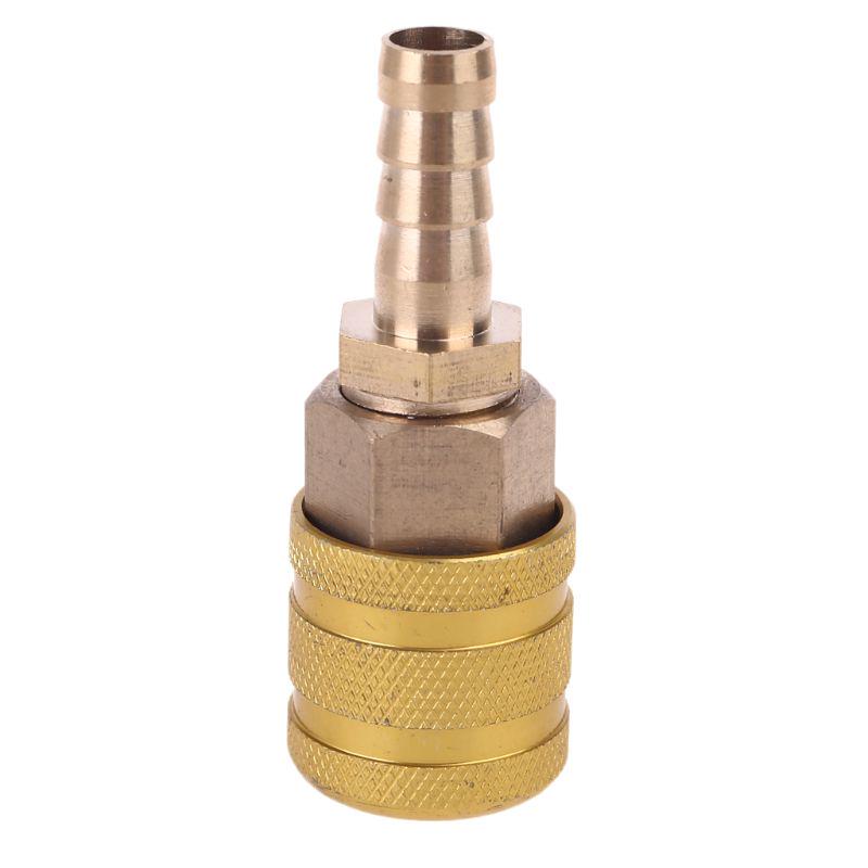 Hardwarová spojka a zástrčka 8mm 6.5MM Pevná mosaz Rychlospojky pro vzduch 1/4" NPT Zesílená měď Nafukovací spoj