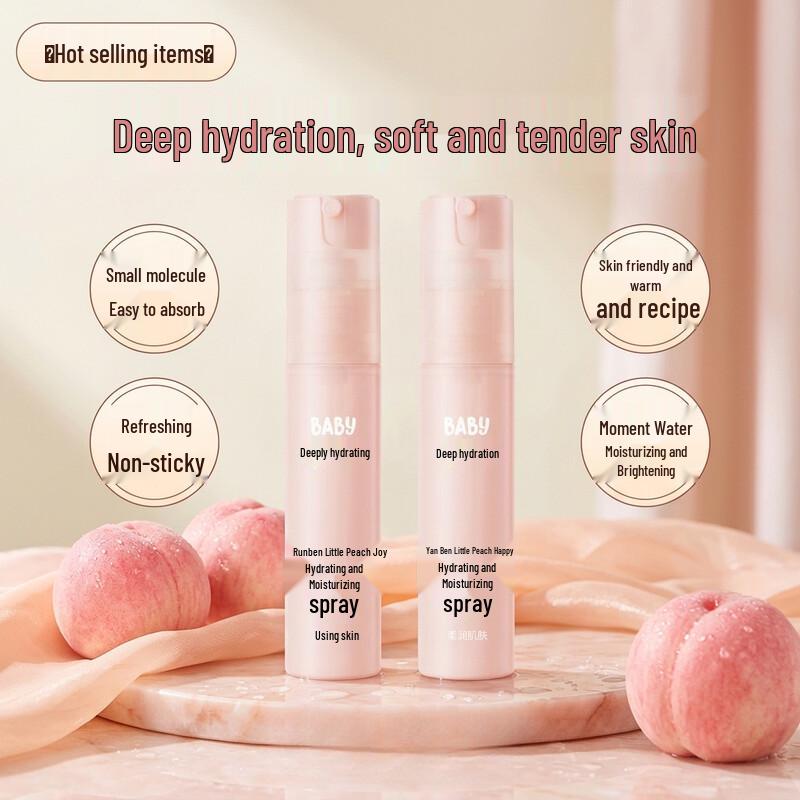 RUNBEN Peach Joy Hydrating Travel Mist