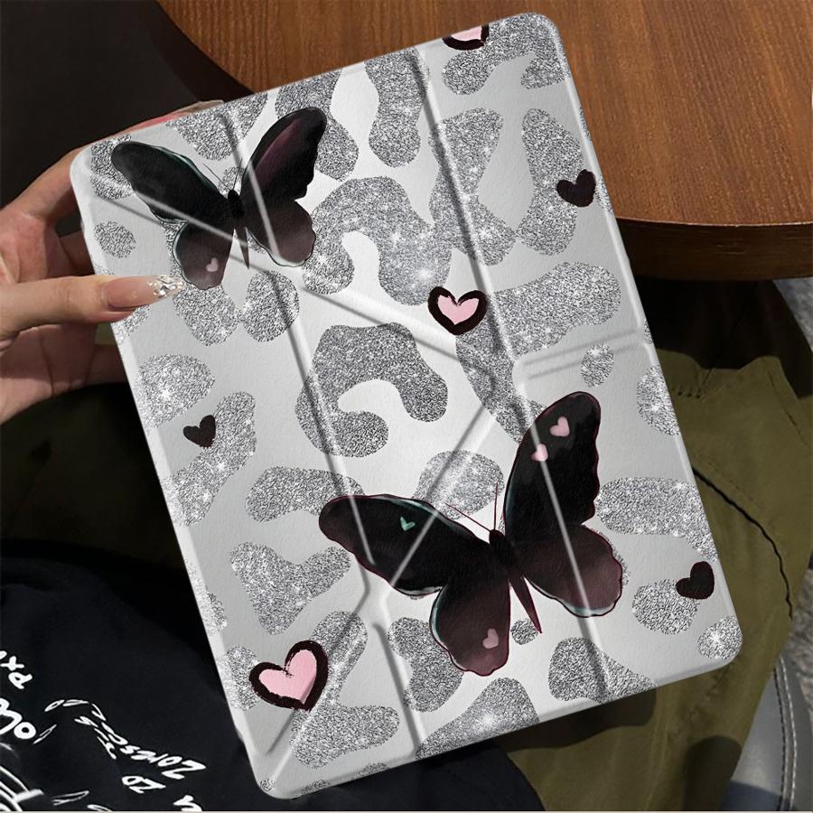 Tablet Case For iPad Pro 11th 10th 9th 8th 7th 12.9inch Pro 2025 Air 4 5 M3 M2 1 2 M4 11inch Mini 6 7 Holder Cover Leopard