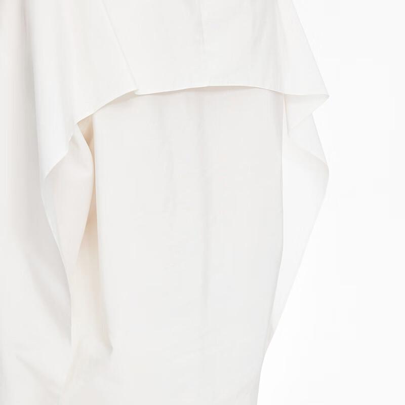 JNBY 25 Autumn Silk Cotton Blend Long Sleeve Round Neck Shirt