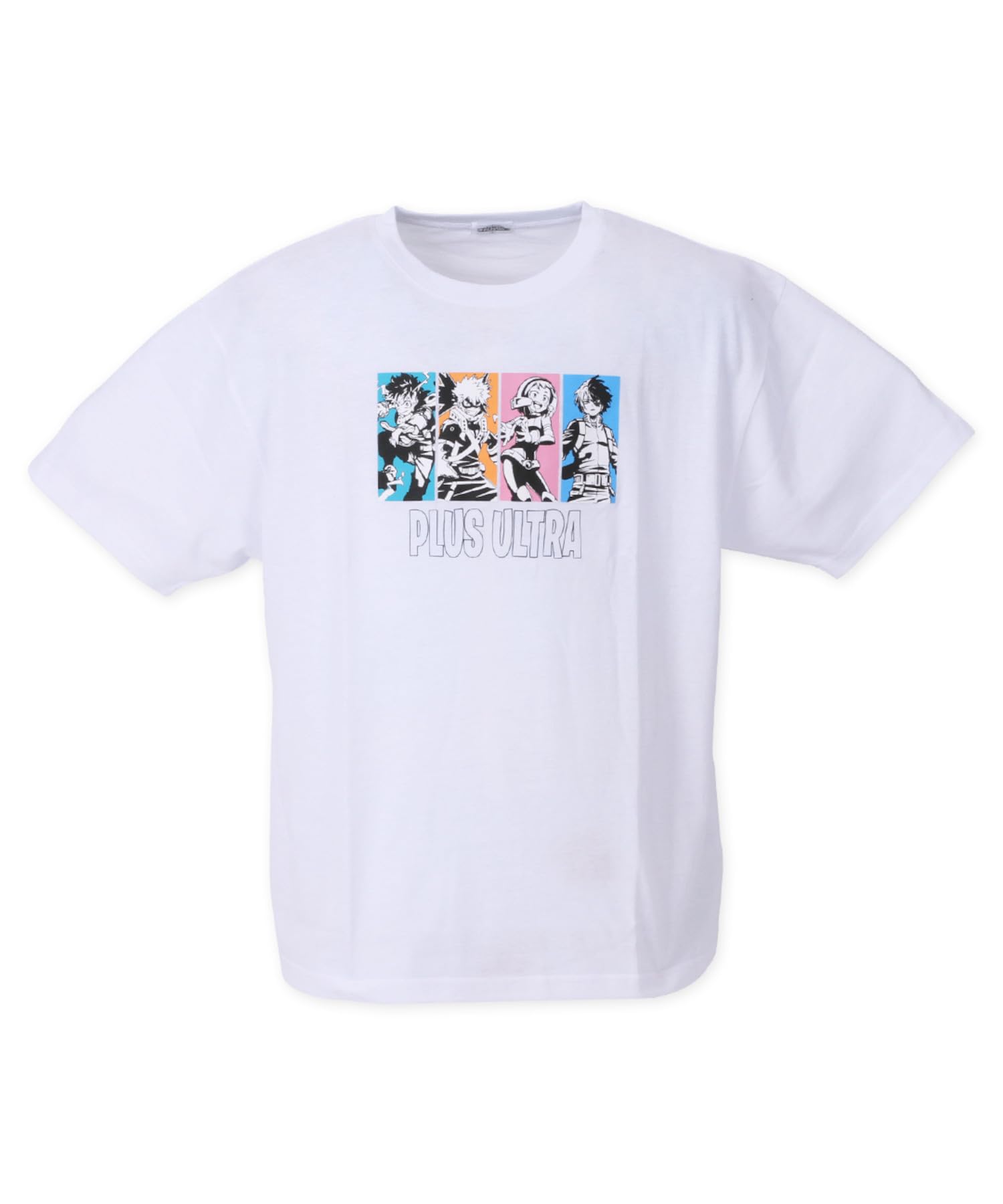 

[My Hero Academia] - Men s White Printed Short Sleeve T-Shirt