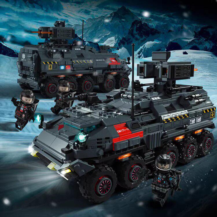 Building Blocks: The Wandering Earth Armored Carrier - Educational Assembly Toy for Ages 8-12, 2026 Birthday Gift