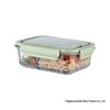 ZISIZ Glass Lunch Box & Food Storage Set