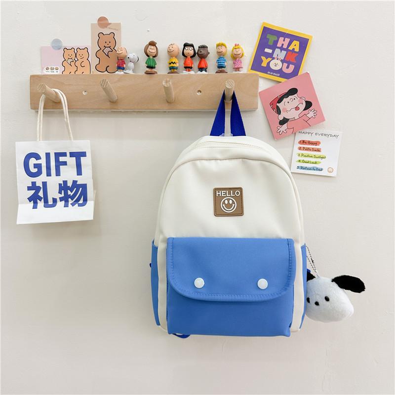 Cute Fashionable Canvas School Bag For Children Lightweight Comfort Fit For Boys And Girls