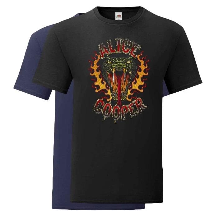 Alice Cooper Cotton T-shirt - Hard rock, shock rock music concert fans gift tee XL