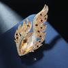 Phoenix Eye Feather  Brooches For Women Coat Jewelry Accessries Gifts