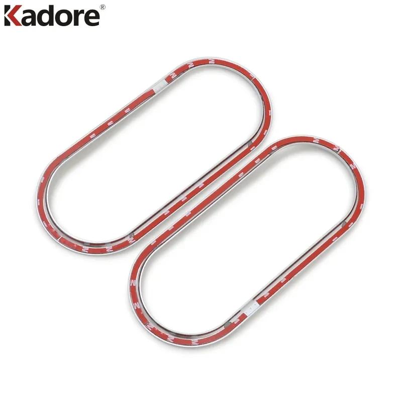 For Mazda CX9 CX-9 2016-2018      Matte Rear Door Water Cup Holder Frame Cover Trim Car Interior Accessories