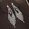 Exquisite Temperament Earrings Jewelry Diamond Fringed Women'S Earrings Light Luxury Earrings High-End Versatile Bridal Earrings