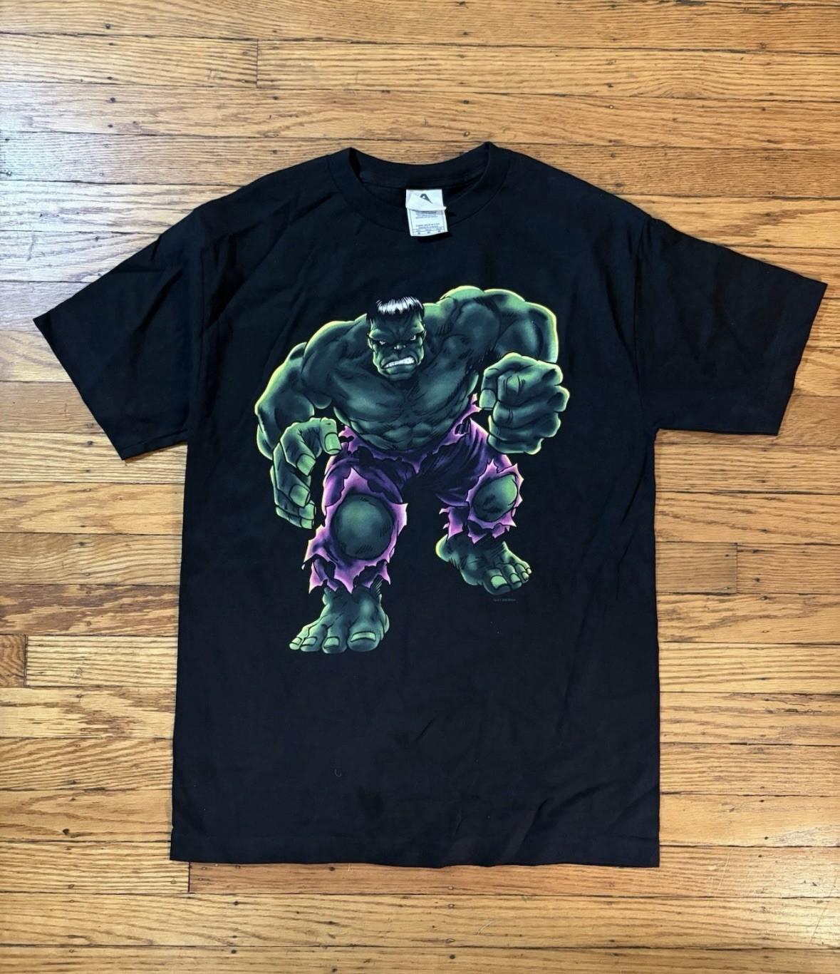 Vintage 2002 Marvel Comics The Incredible Hulk Shirt Size M NWOT Unisex T-Shirt XXL