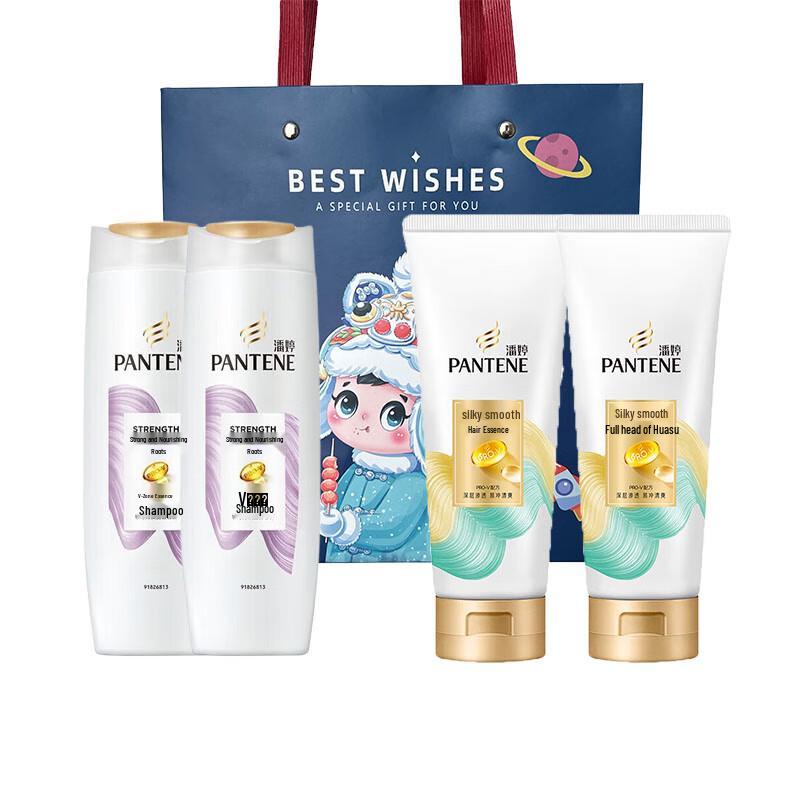 Pantene Шампунь и кондиционер для укрепления корней 2x(200г+200г) набор