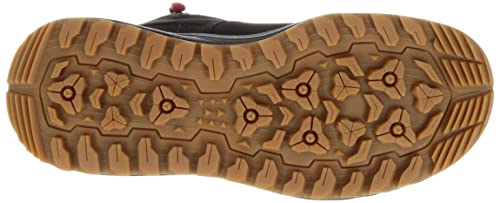 Hi-Tec HT WT012 JOKUTLL ZIP WP Winter Boots, Waterproof and Warm, Navy/Brown, Size 25.5 cm, 3E